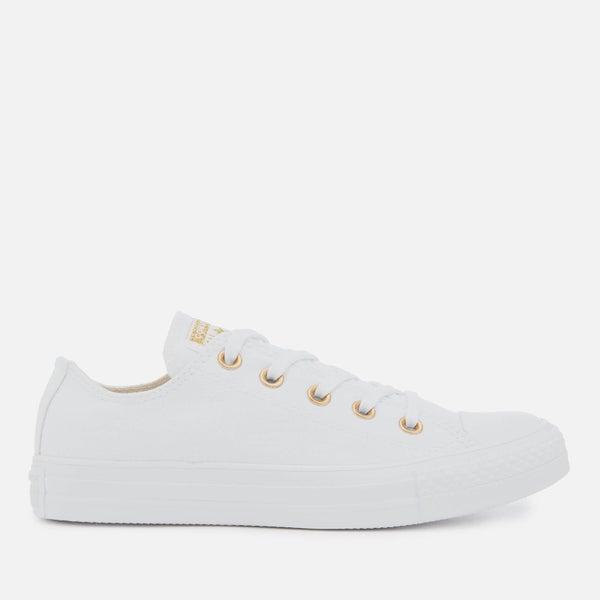 Converse Women's Chuck Taylor All Star Ox Trainers - White/Driftwood/White