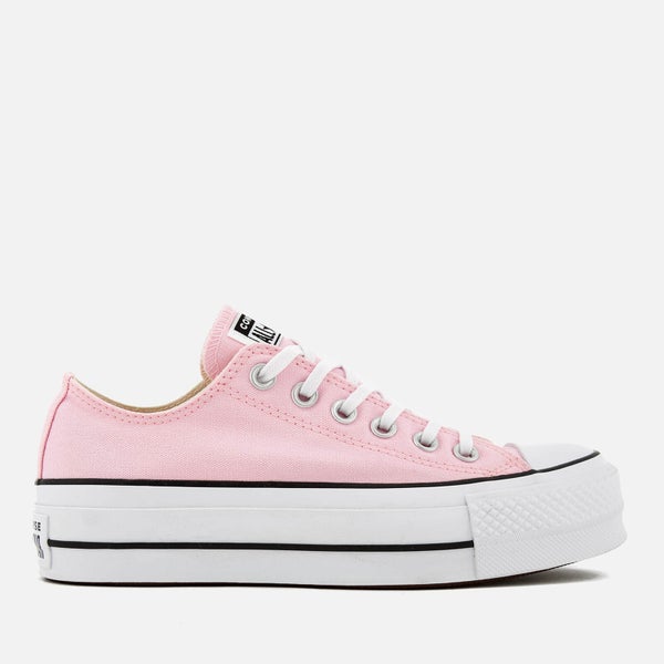 Converse Women's Chuck Taylor All Star Lift Ox Trainers - Cherry Blossom/White/Black