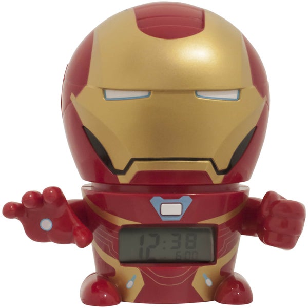 BulbBotz Marvel Avengers: Infinity Wars Iron Man Night Light Alarm Clock