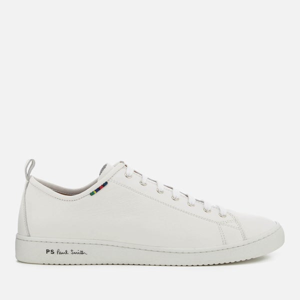 PS Paul Smith Men's Miyata Leather Low Top Trainers - White - UK 7
