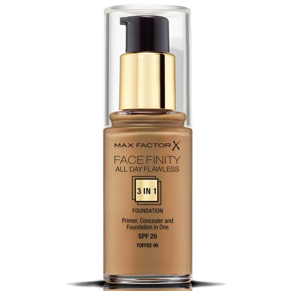 Base Facefinity 3 in 1 All Day Flawless 30 ml - 90 Toffee da Max Factor