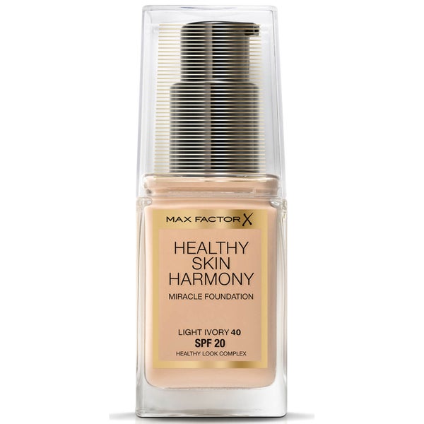 Max Factor Healthy Skin Harmony Foundation - 40 Light Ivory(맥스 팩터 헬시 스킨 하모니 파운데이션 30ml - 40 라이트 아이보리)