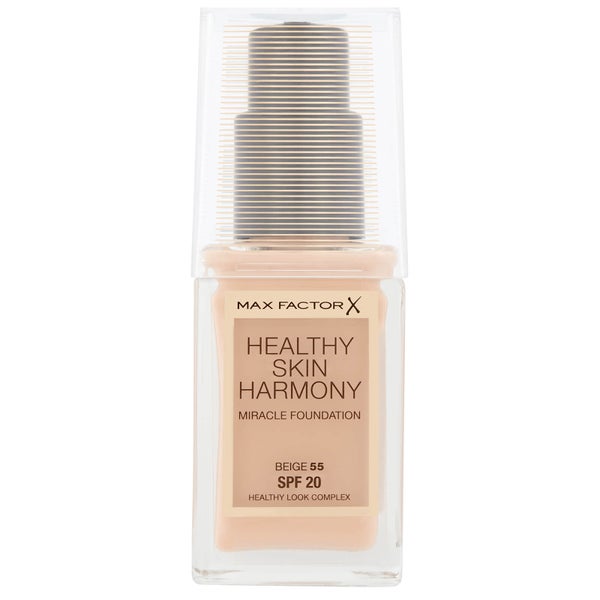 Base de maquillaje Healthy Skin Harmony de Max Factor (30 ml) - 55 Beige
