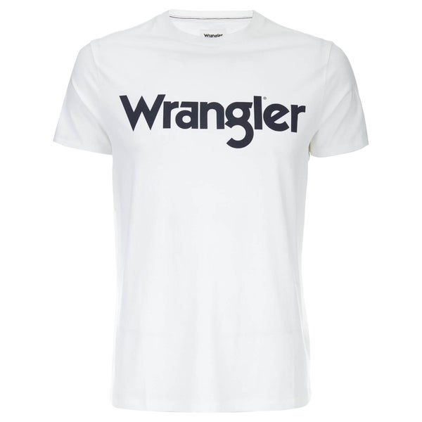 T-Shirt Homme Logo Wrangler - Blanc