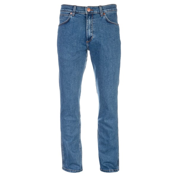 Wrangler Men's Greensboro Modern Regular Straight Leg Jeans - Midstone