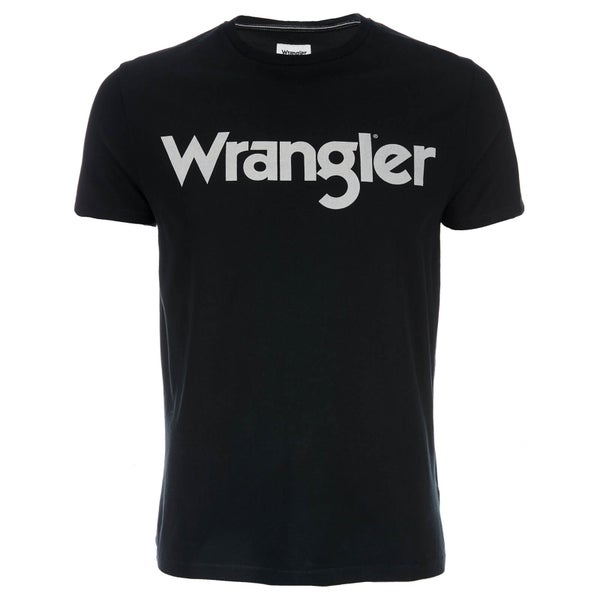 T-Shirt Homme Logo Wrangler - Noir
