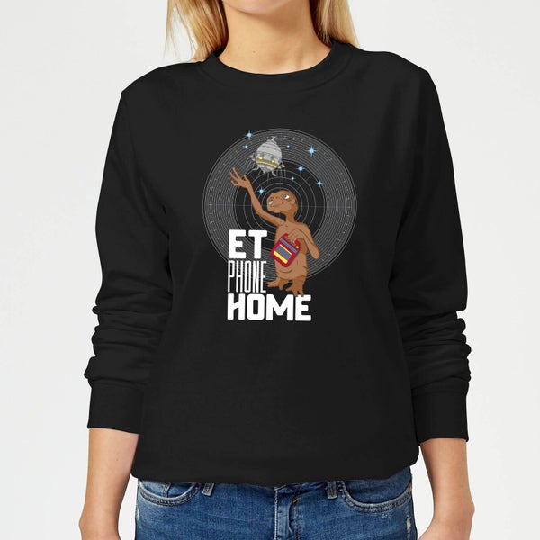 E.T. Phone Home Women's Sweatshirt - Black