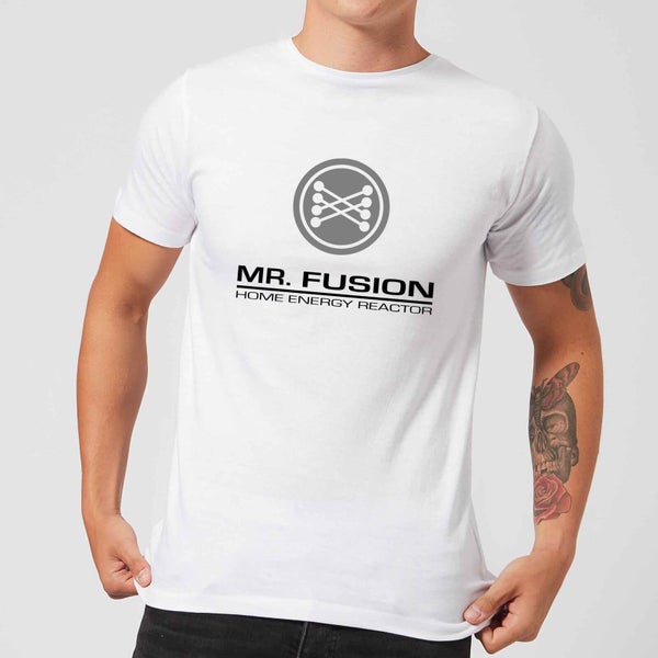 T-Shirt Homme Retour vers le Futur - Mr Fusion - Blanc