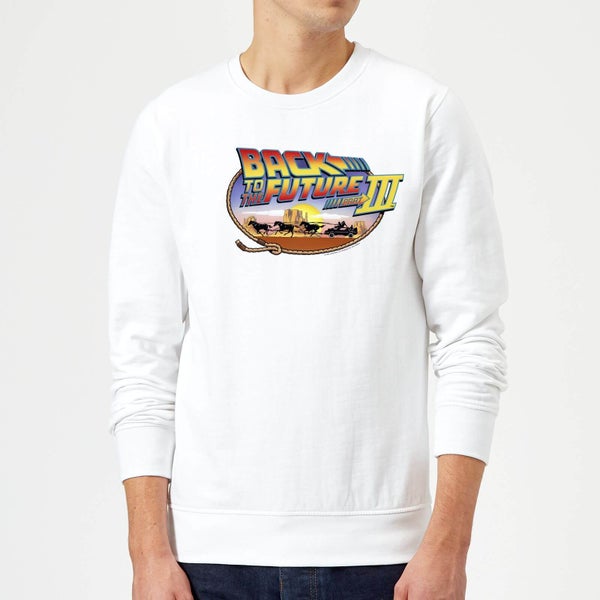 Back To The Future Lasso Sweatshirt - White
