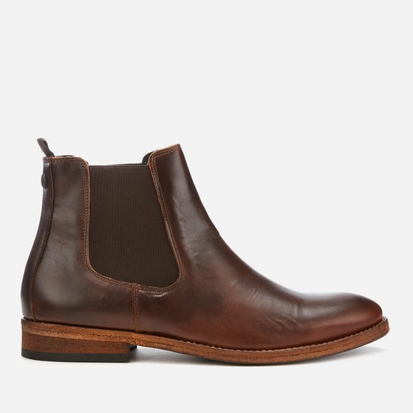 Barbour Men's Bedlington Leather Chelsea Boots - Mahogany
