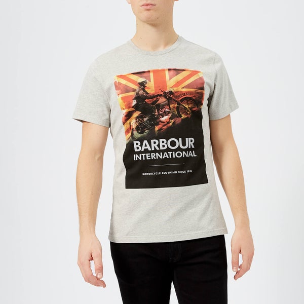 Barbour International Men's Climb T-Shirt - Grey Marl