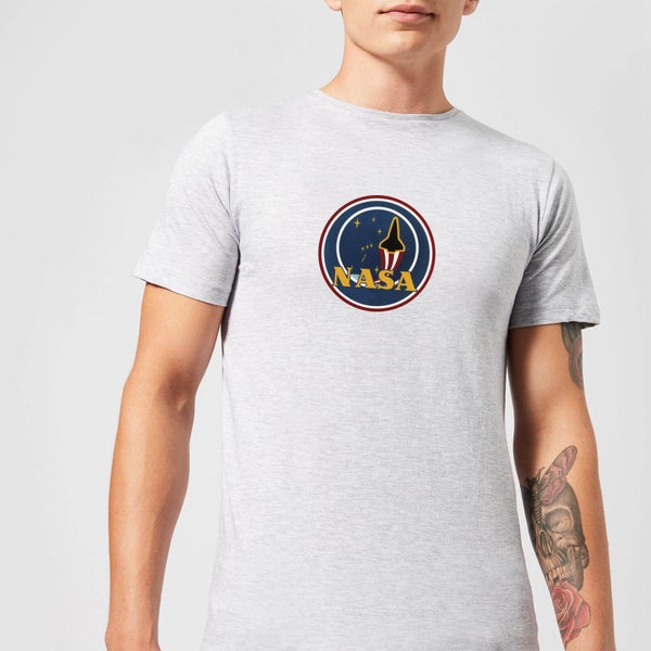 T-Shirt Homme NASA JM Patch - Gris