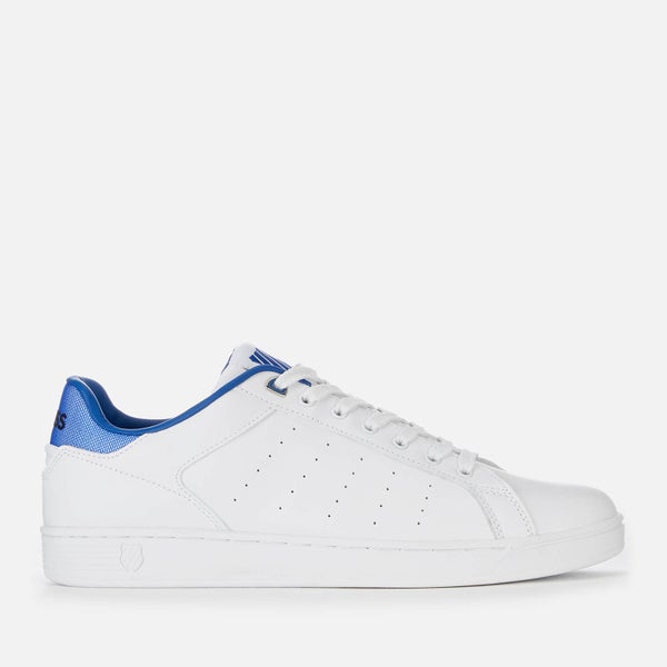 K-Swiss Men's Clean Court CMF Trainers - White/Bclassic Blue