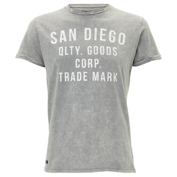 T-Shirt Homme Trademark Threadbare - Gris