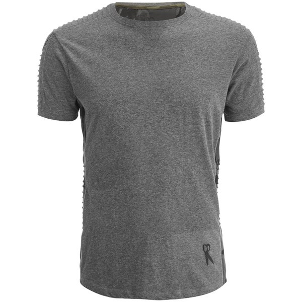 T-Shirt Homme Épaules Texturées Honda Ringspun - Gris