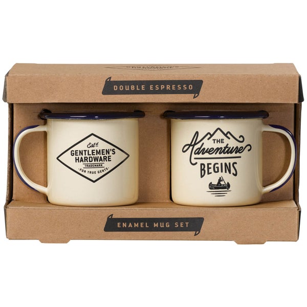 Gentlemen's Hardware Double Espresso Mugs (Set of 2)