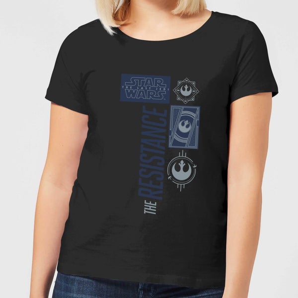 Star Wars The Resistance Dames T-shirt - Zwart