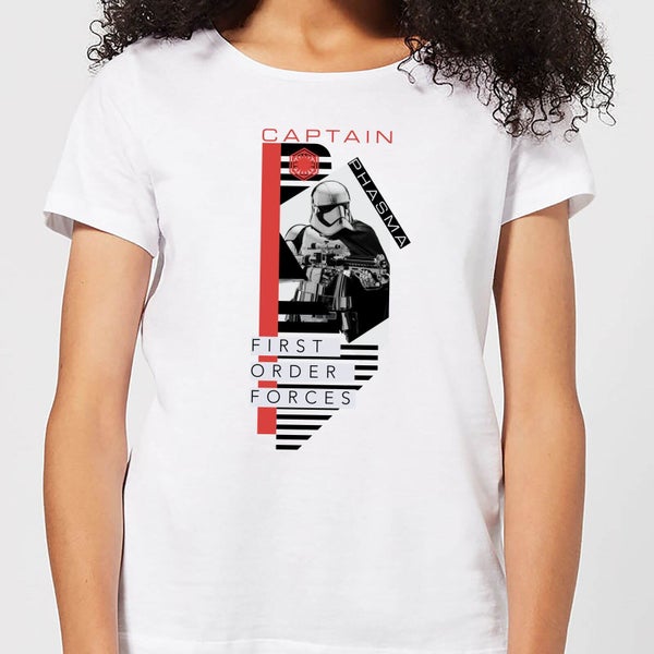 Star Wars Captain Phasma Dames T-shirt - Wit