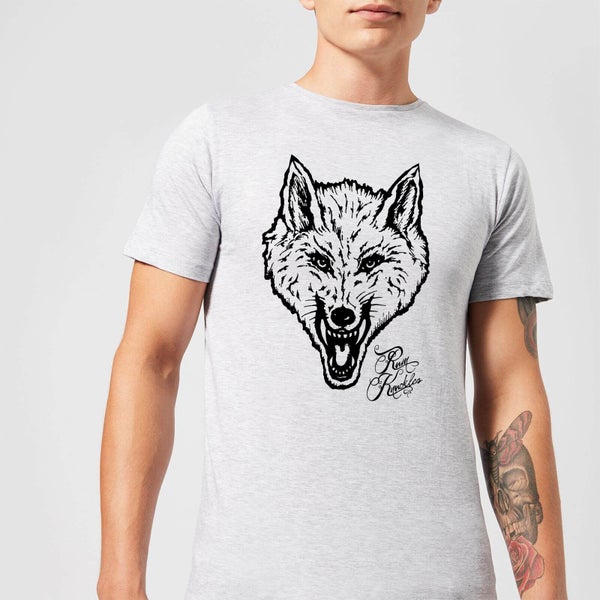 Rum Knuckles Wolf T-Shirt - Grau