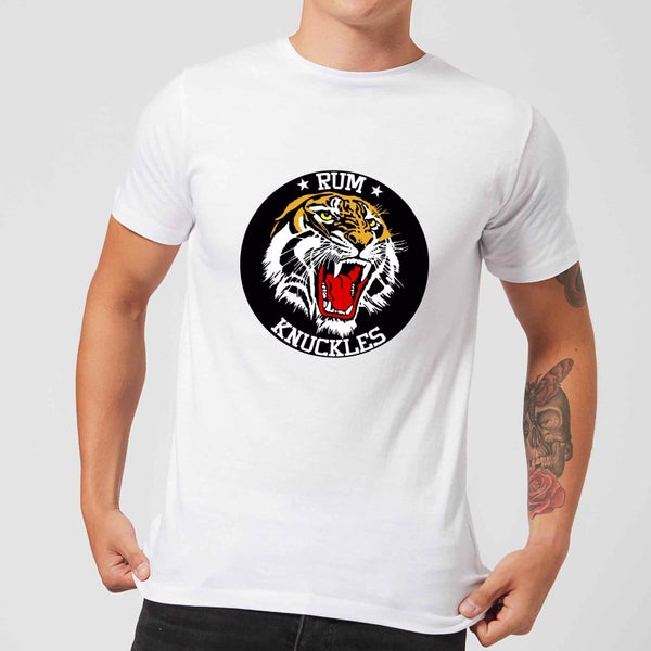 T-Shirt Homme Rum Knuckles Tiger - Blanc