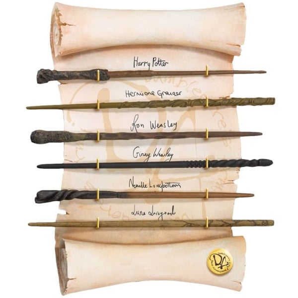 Collection de Baguettes de l’Armée de Dumbledore avec présentoir - Harry Potter