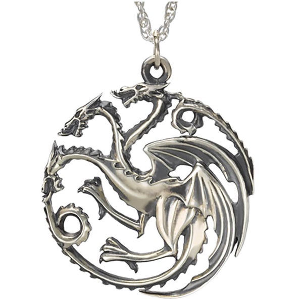 Game of Thrones Huis Targaryen Sterling zilveren hanger