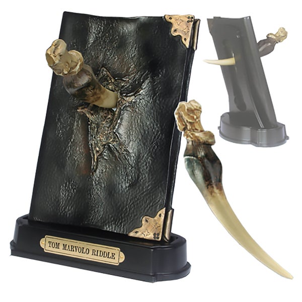 Harry Potter Basilisk Fang and Tom Marvolo Riddle's Diary Sculpture