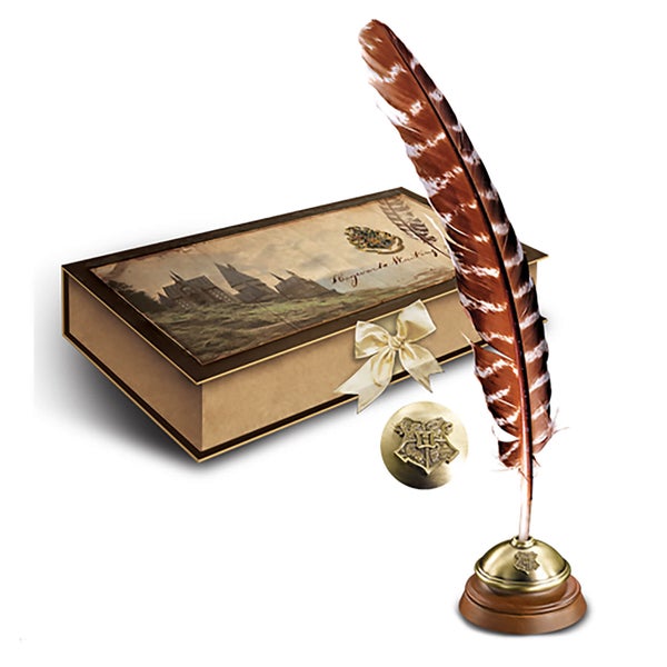 Harry Potter Hogwarts Writing Quill with Ink Pot and Ink
