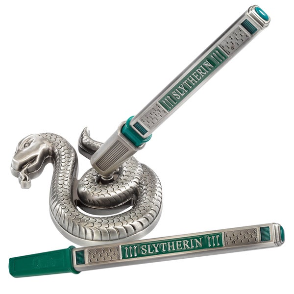 Stylo et Porte-Stylo Serpentard - Harry Potter