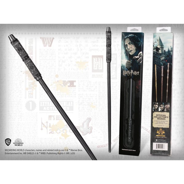 Harry Potter Professor Severus Snape's Zauberstab mit Fensterbox
