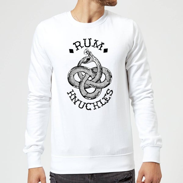 Rum Knuckles Eternal Snake Sweatshirt - White