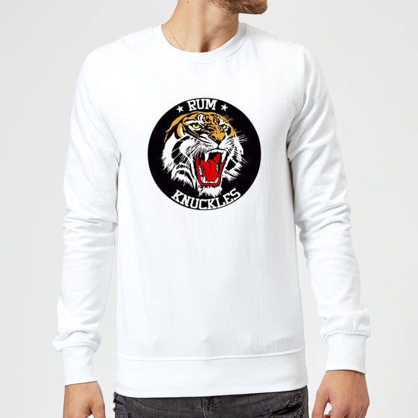 Rum Knuckles Tiger Pullover - Weiß