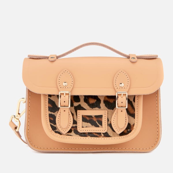 The Cambridge Satchel Company Women's The Mini Satchel - Honey Matte/Leopard