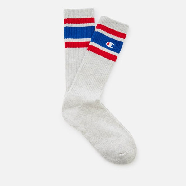 Champion Men's Socks - Grey/Red/Navy
