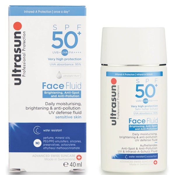 Ultrasun SPF 50+ Anti-Pollution Face Fluid(울트라썬 SPF 50+ 안티 폴루션 페이스 플루이드 40ml)