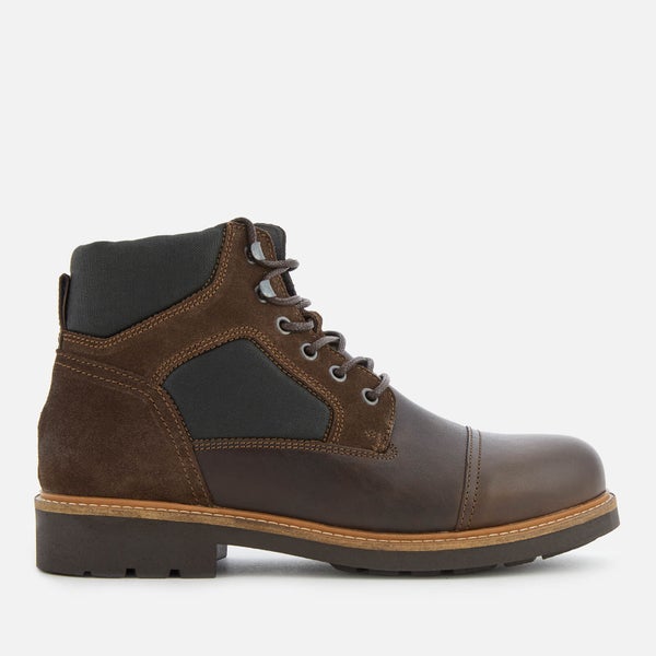 Tommy Hilfiger Men's Active Leather Lace-Up Boots - Coffee Bean