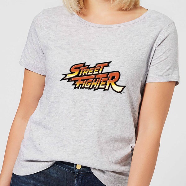 T-Shirt Femme Logo Street Fighter - Gris