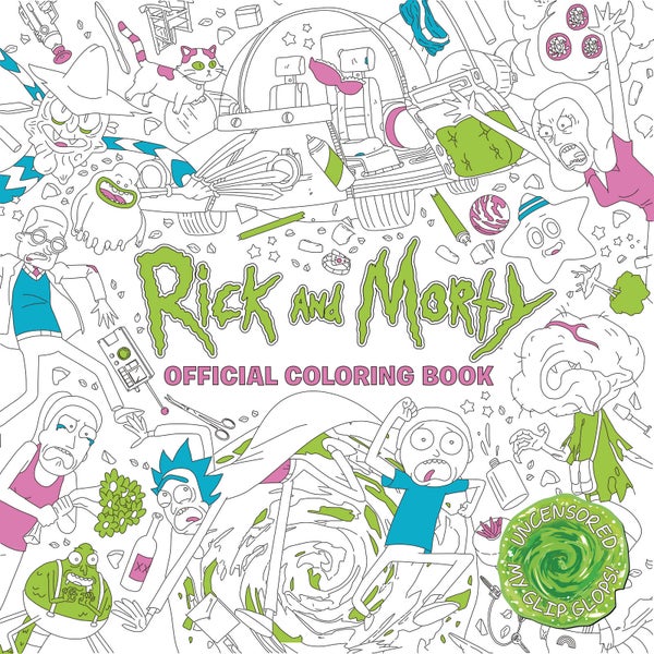 Cahier de coloriage Rick et Morty (poche)