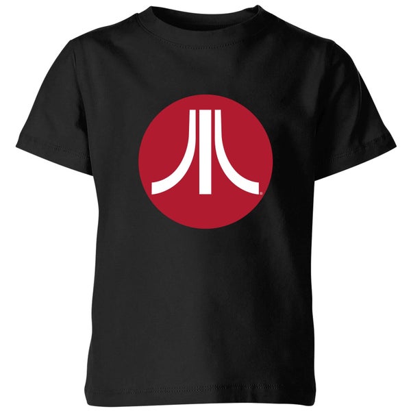 Atari Circle Logo Kinder T-shirt - Zwart