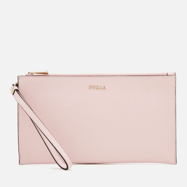 Furla Women's Babylon Extra Large Envelope Clutch Bag - Blush