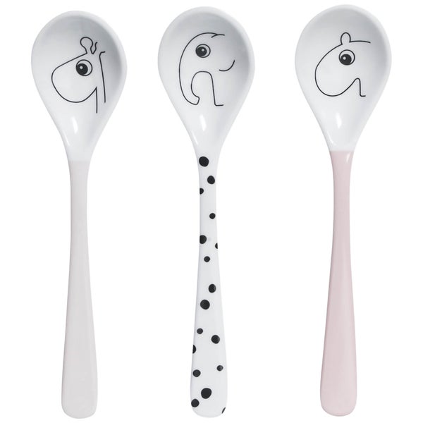 Done by Deer Happy Dots Spoons - Powder (Set of 3)