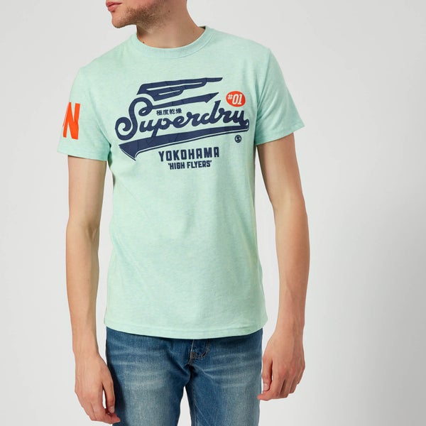 Superdry Men's High Flyers T-Shirt - Pastel Mint Marl