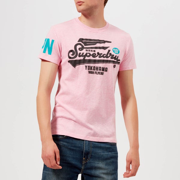 Superdry Men's High Flyers T-Shirt - Pastel Pink Marl