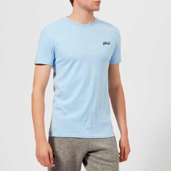 Superdry Men's Orange Label Vintage Emb T-Shirt - Pastel Blue Marl
