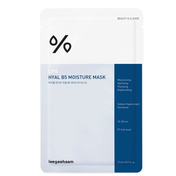 Mascarilla hidratante Hyal B5 Life de Leegeehaam - 1 paquete