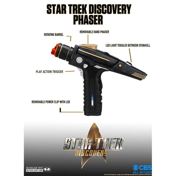 McFarlane Star Trek Discovery Phaser Replica