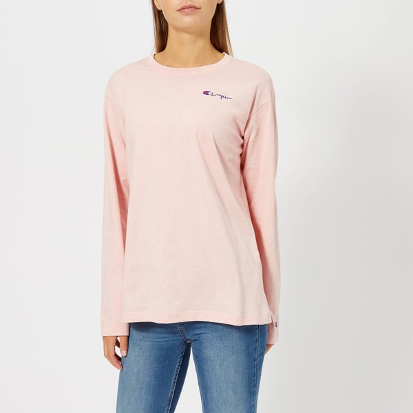 Champion Women's Long Sleeve T-Shirt - Pink