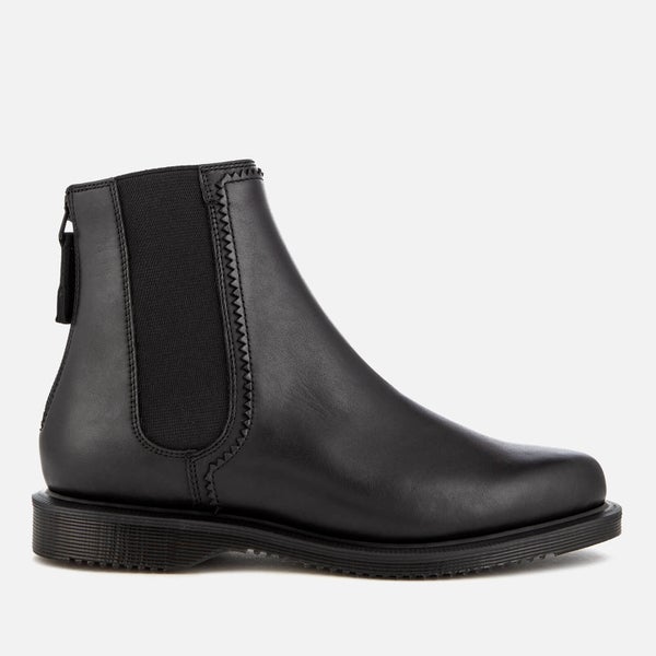 Dr. Martens Women's Zillow Temperley Leather Zip Back Chelsea Boots - Black