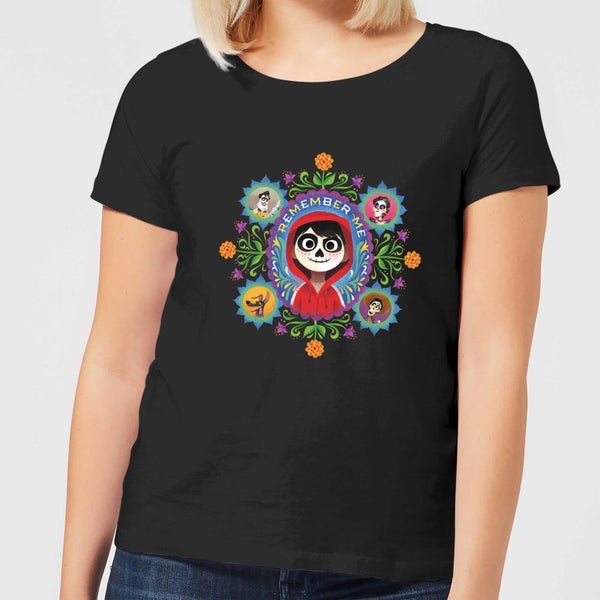Disney Coco Remember Me Dames T-shirt - Zwart
