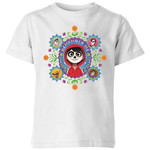 Disney Coco Remember Me Kinder T-shirt - Wit